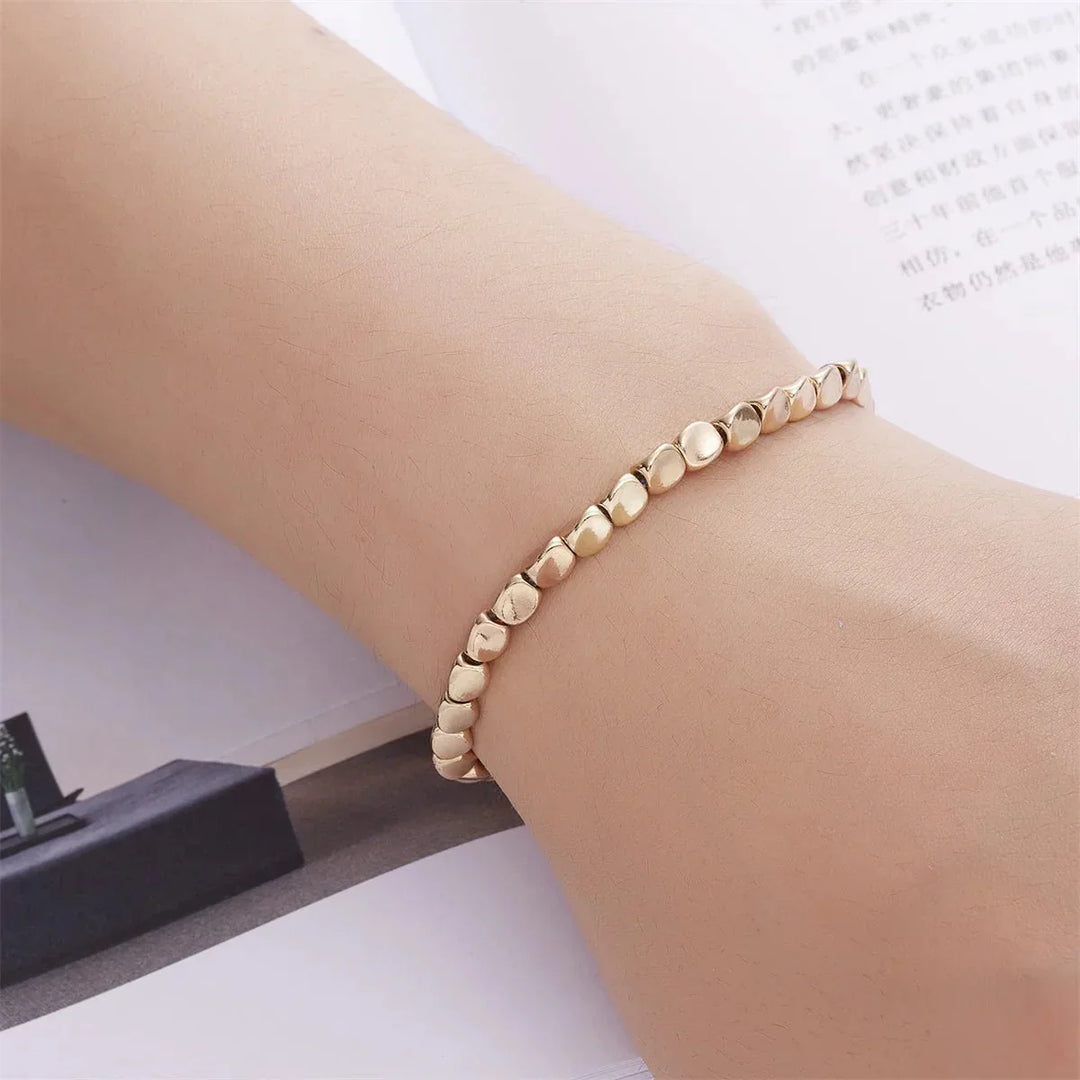 Selira™ Pulsera de Perlas de Cobre Tibetano con Energía Natural
