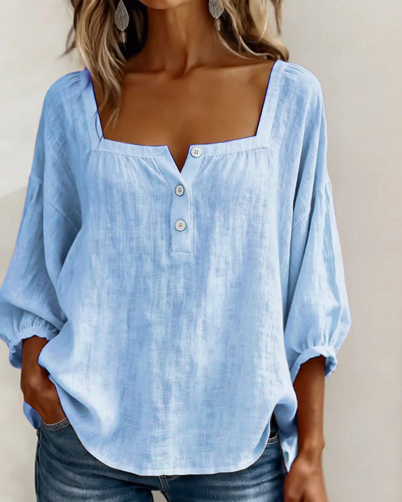 Zella | Blusa Elegante de Corte Fluido y Estilo Sofisticado