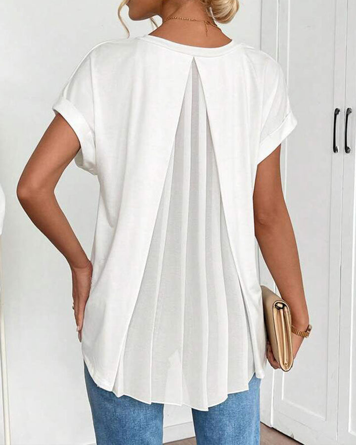 Ciela | Blusa ligera plisada con caída fluida