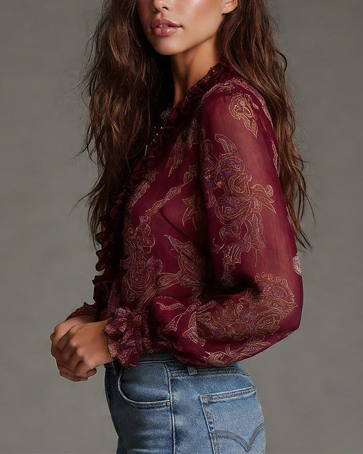 Arden | Blusa Elegante con Media Cremallera y Corte Moderno