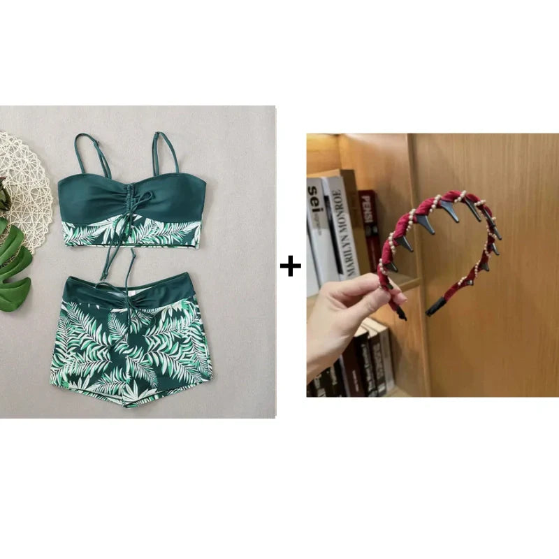 Reese™ Bañador de dos piezas para mujer con estampado