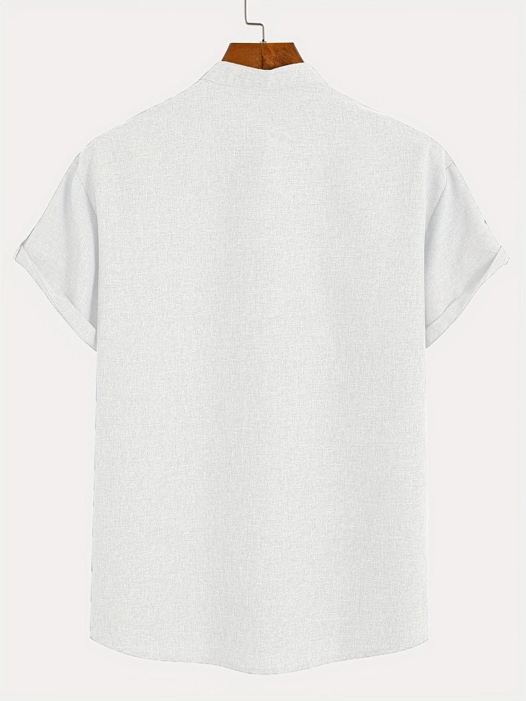 Hayes | Camisa elegante de manga corta y cuello alto