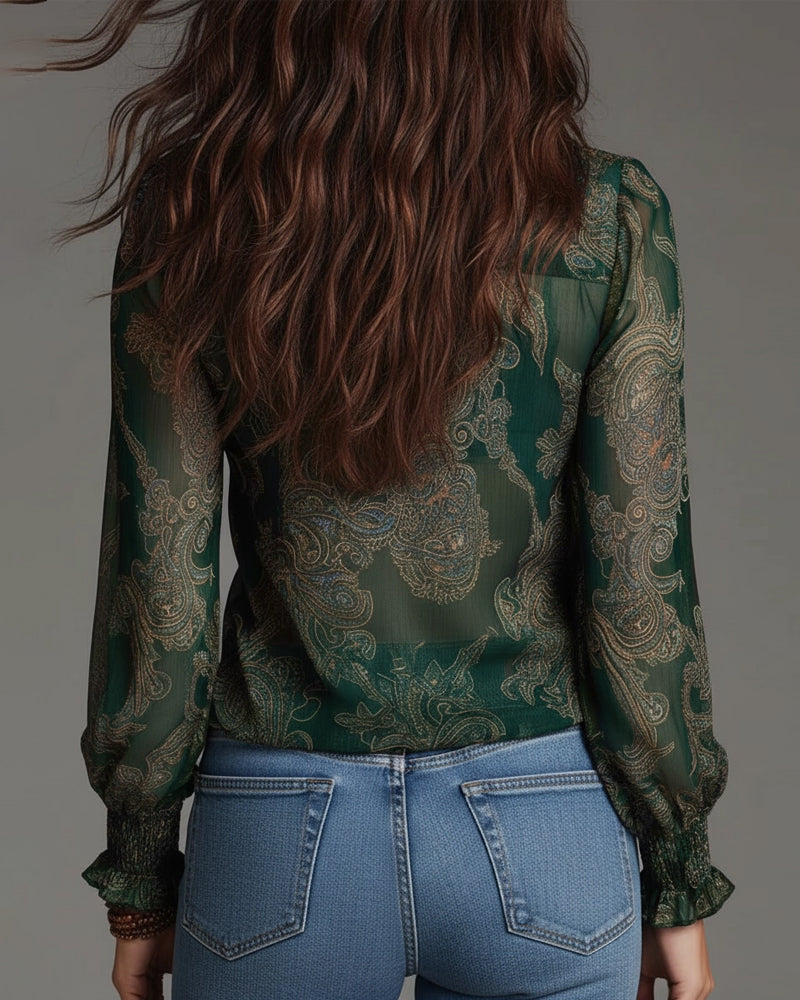 Arden | Blusa Elegante con Media Cremallera y Corte Moderno