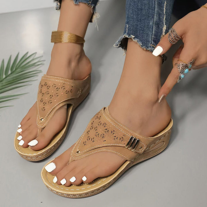 Navy™ Sandalias de Tacón Cómodas y con Soporte