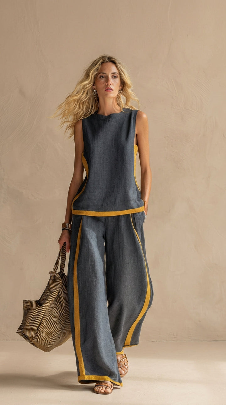 Meadow™ Conjunto de lino y algodón cómodo y elegante