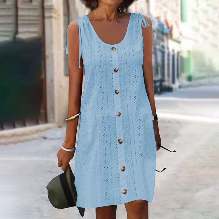 Tove | Vestido de Punto sin Mangas con Escote en U y Ajuste Cómodo