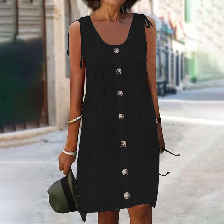 Tove | Vestido de Punto sin Mangas con Escote en U y Ajuste Cómodo