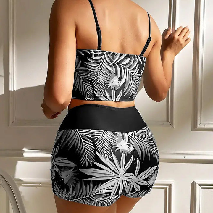 Reese™ Bañador de dos piezas para mujer con estampado