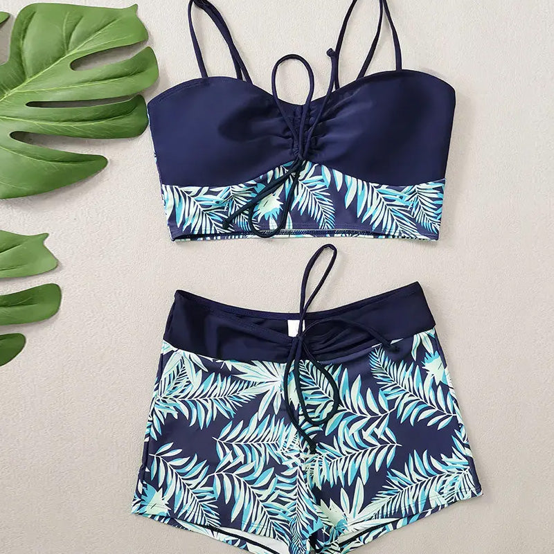 Reese™ Bañador de dos piezas para mujer con estampado