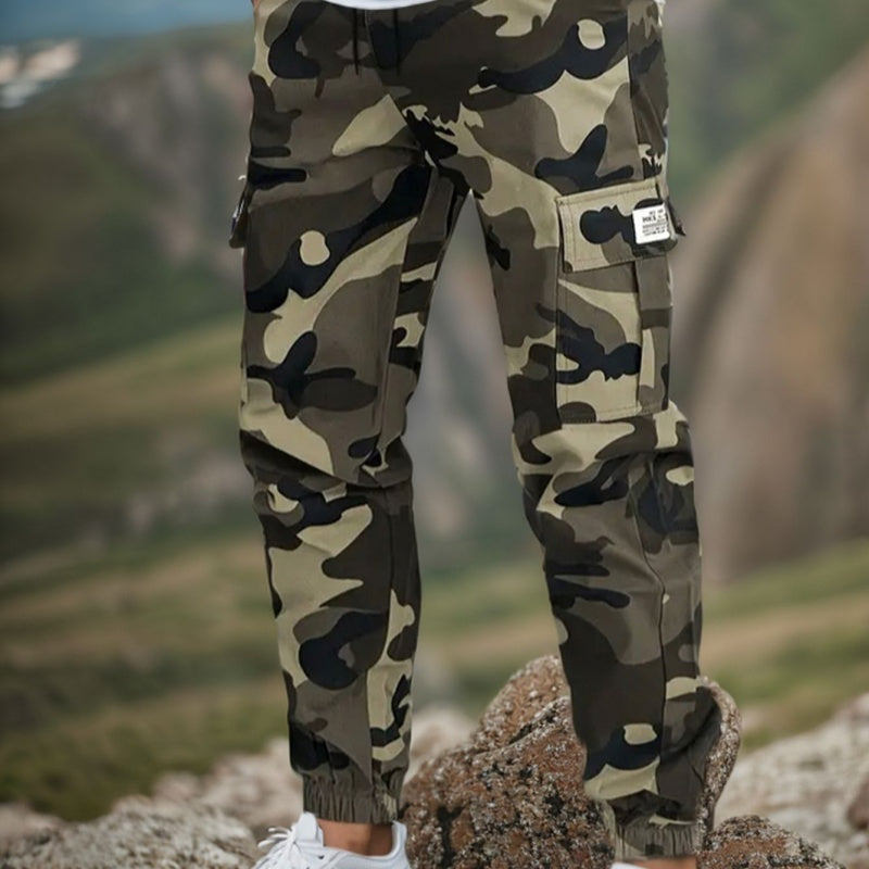 Jorvex™ Pantalón cargo de camuflaje para hombre estilo urbano