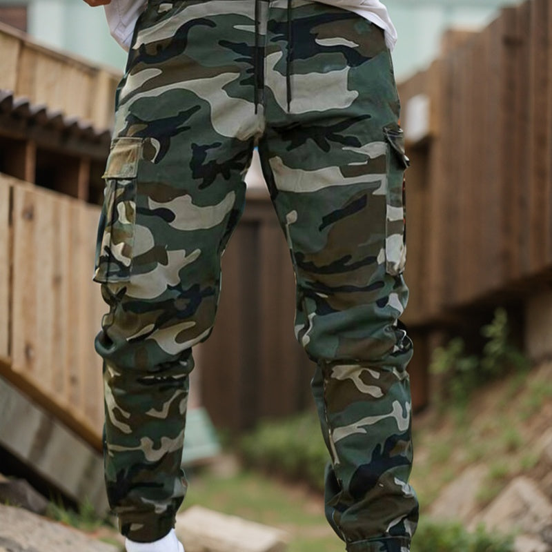 Jorvex™ Pantalón cargo de camuflaje para hombre estilo urbano