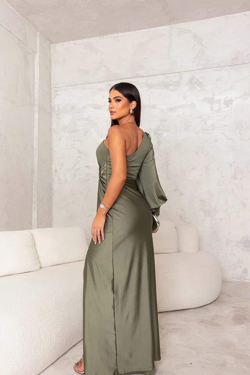 Greysen | Vestido Elegante de Corte Sofisticado con Caída Fluida